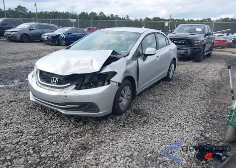 2013 Honda Civic Lx z USA, uszkodzony, nr VIN 2HGFB2F55DH501164